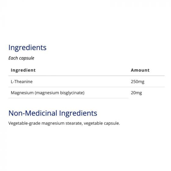 CanPrev L-Theanine with Magnesium 90 V-Caps