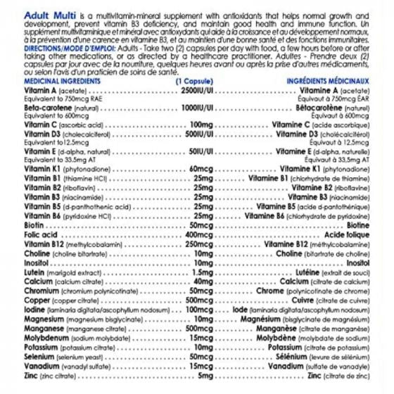 CanPrev Adult Multi 60 V-Caps