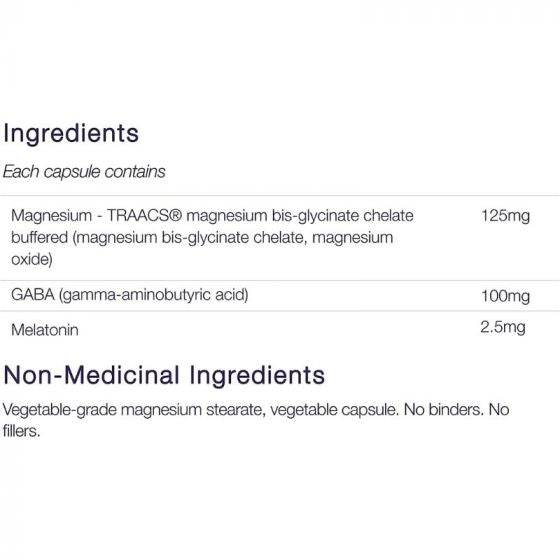 CanPrev Magnesium + GABA + Melatonin for Sleep 120 V-Caps