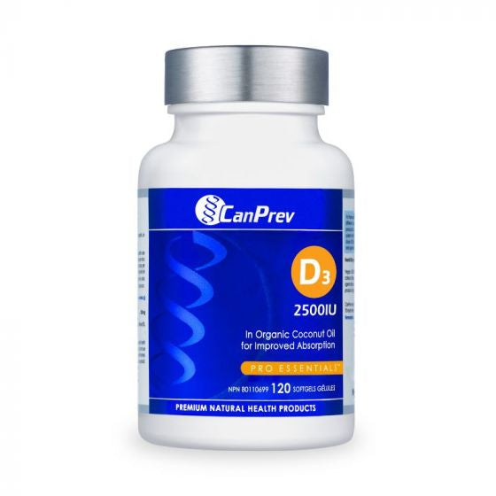 CanPrev D3 2500IU 120 Softgels