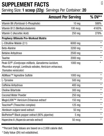 ANS Performance Prophecy 20 Serving