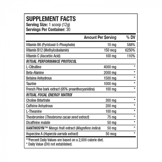 ANS Performance Ritual V2 30 Servings