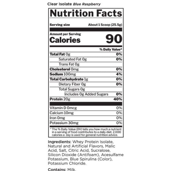 Rule 1 Clear Isolate 27 Servings