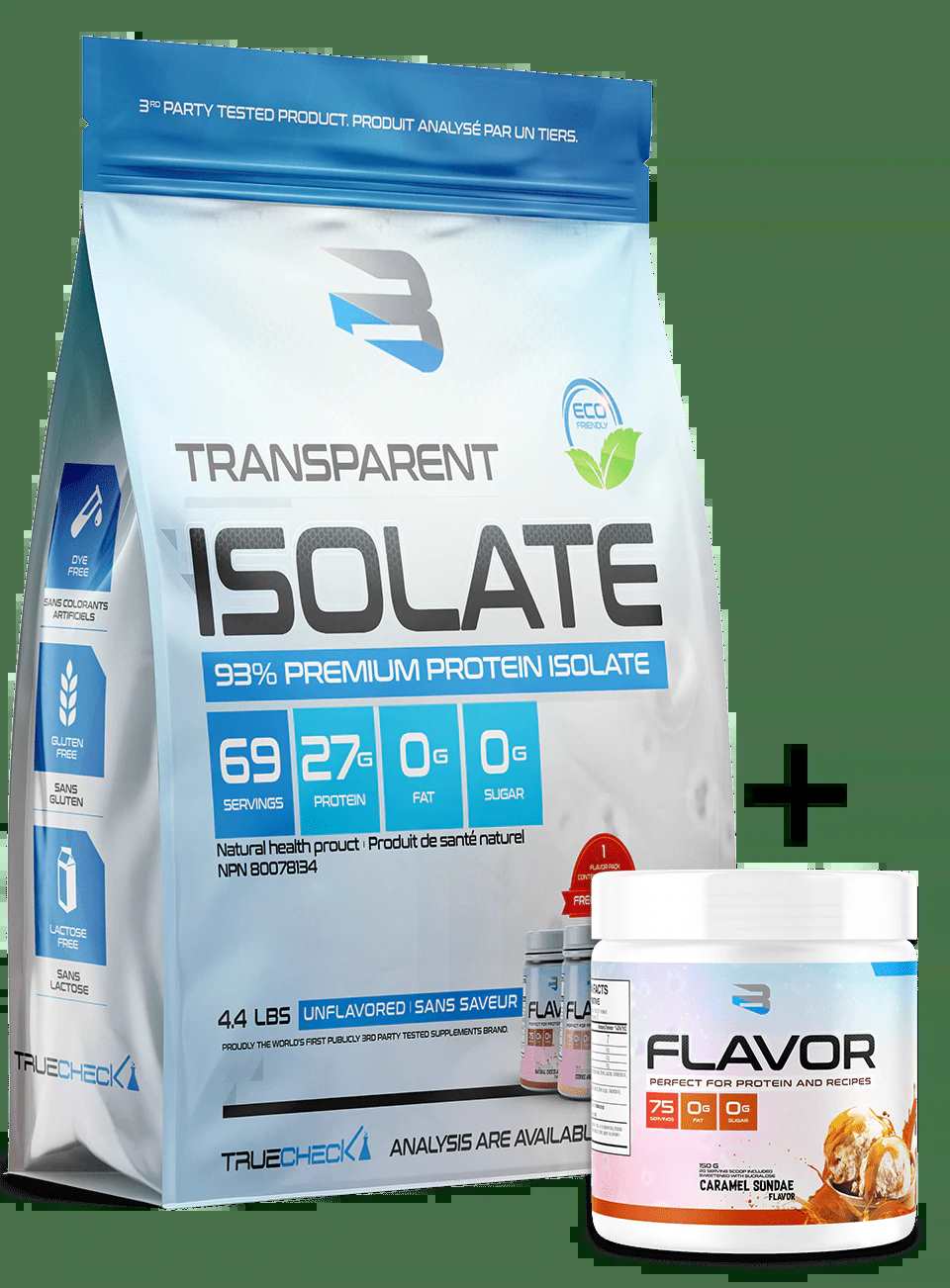 Believe Transparent Whey Protein Isolate Unflavoured 4lb