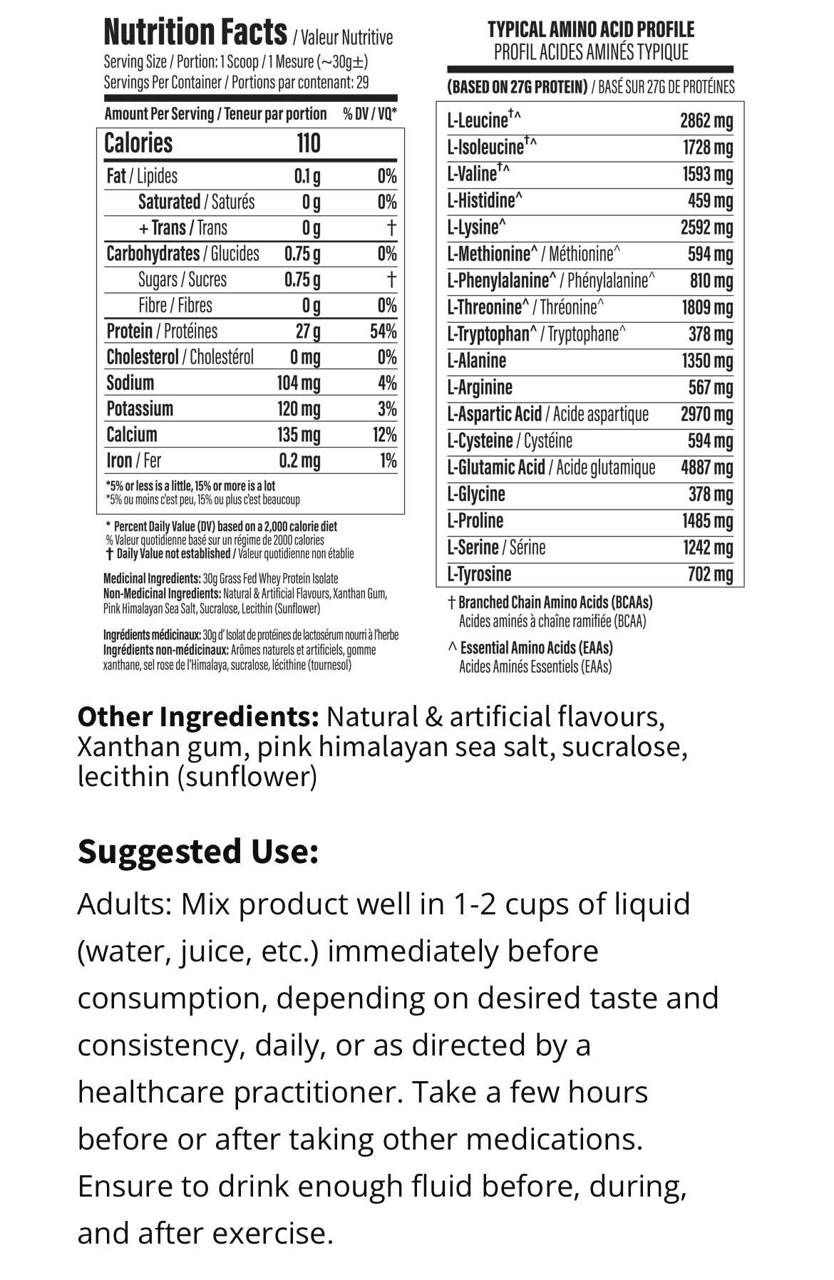 TC Nutrition Complete Grass Fed Isolate